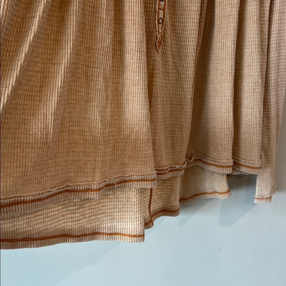 We The Free Beige Long Sleeve Blouse - Picture 4 of 7